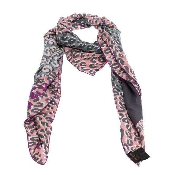 Louis Vuitton Limited Edition Stephen Sprouse Leopard Print Silk Scarf - Picture 1 of 8